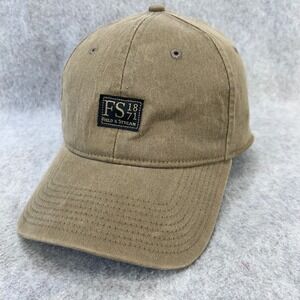 FS 1871 Patch Mens Khaki Field & Stream Ball Cap Fitted Stretch Hat L/XL